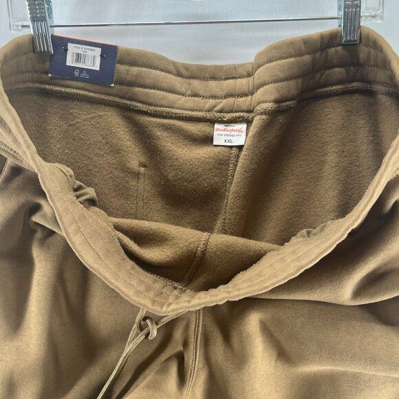 Weatherproof Vintage Fleece Cargo Pants Men XXL Adjustable Waist Zip Pockets Tan - Picture 12 of 13